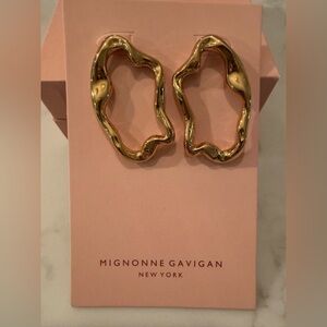 Mignonne Gavigan Sculptural Gold Earrings
